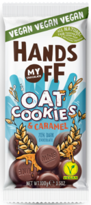 Hands off my Chocolate Oat Cookies & Caramel vegane Schokolade