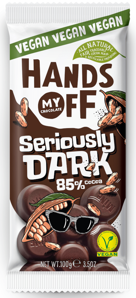 Hands off my Chocolate Seriously Dark 85 % - vegane Schokolade