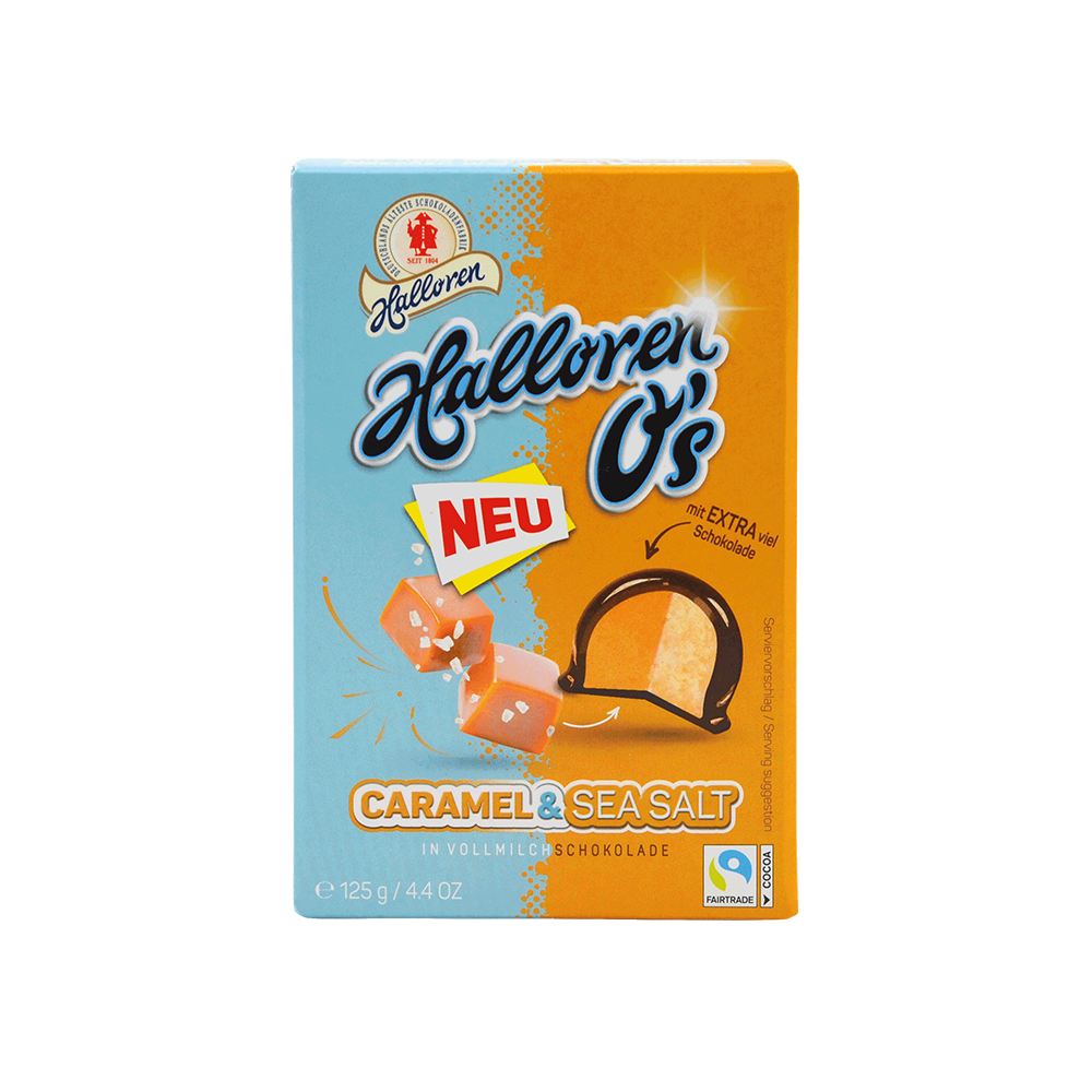 Halloren O's Caramel & SeaSalt 125 g