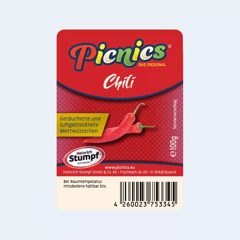 Picnics Mettwürtschen Chili 100 g