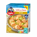 iglo Lachs mit Sauce Dill-Senf