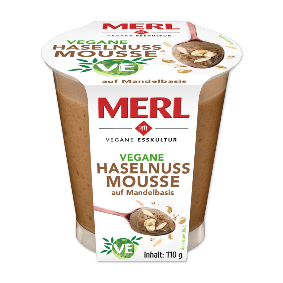 MERL Vegane Haselnuss Mousse