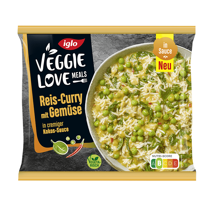 Veggie Love Meals - Reis-Curry mit Gemüse