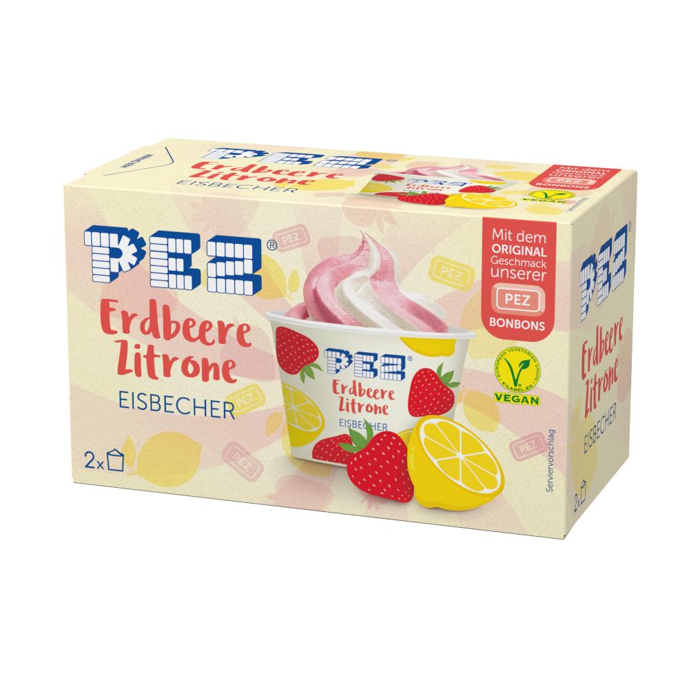 DMK PEZ Becher Erdbeere Zitrone