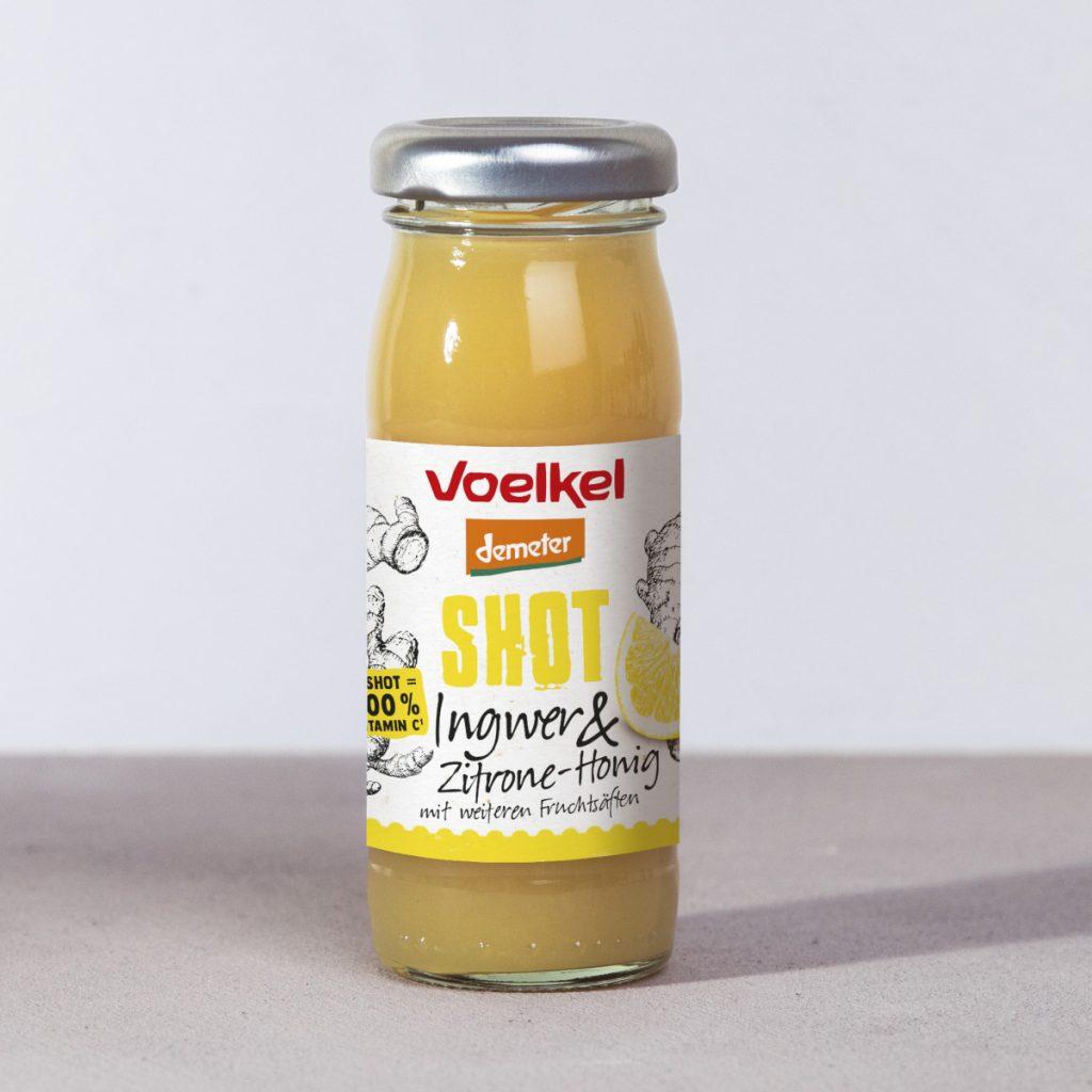 Voelkel Shot Ingwer Zitrone Honig 95 ml